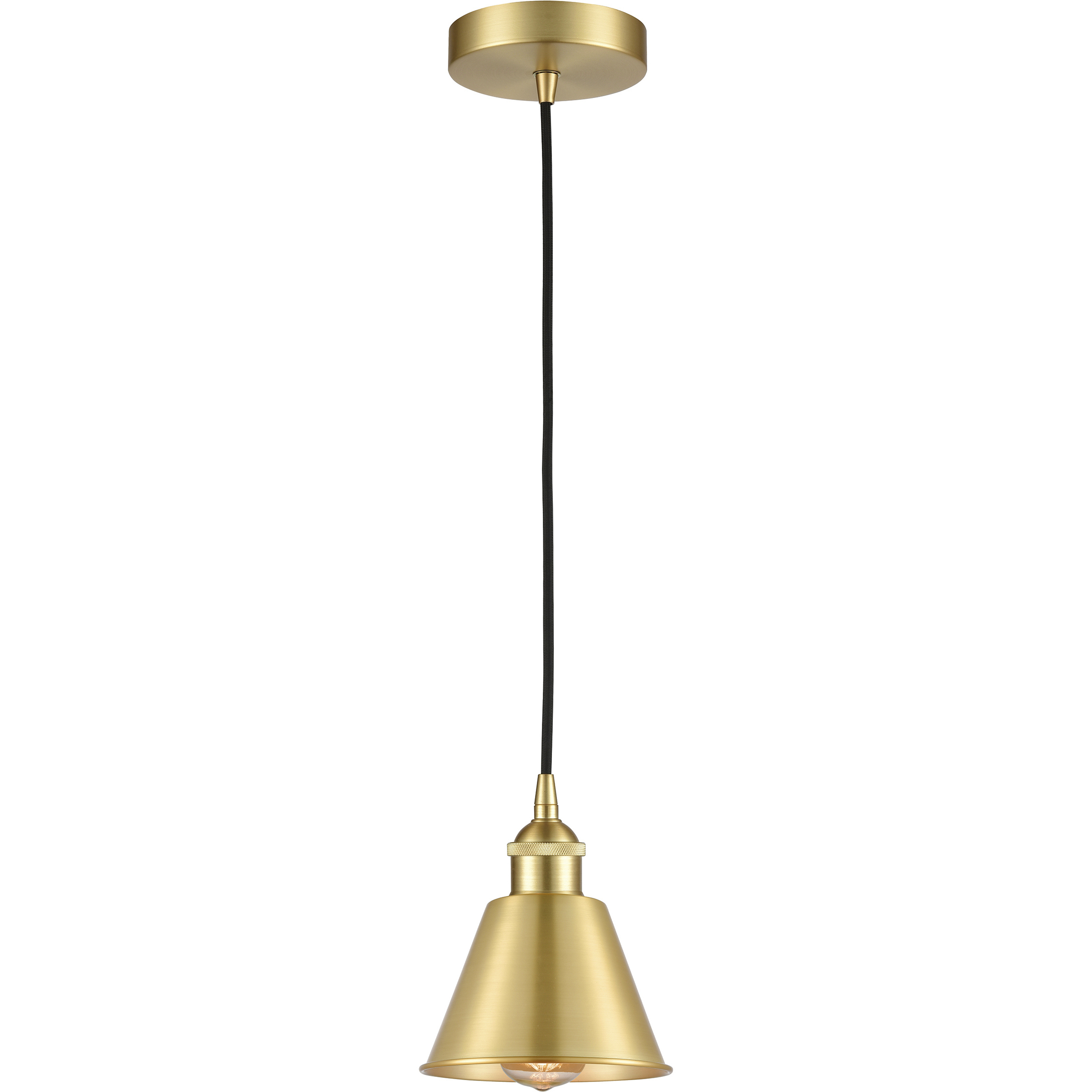 Smithfield 1 Light 6.5 inch Satin Gold Mini Pendant Ceiling Light