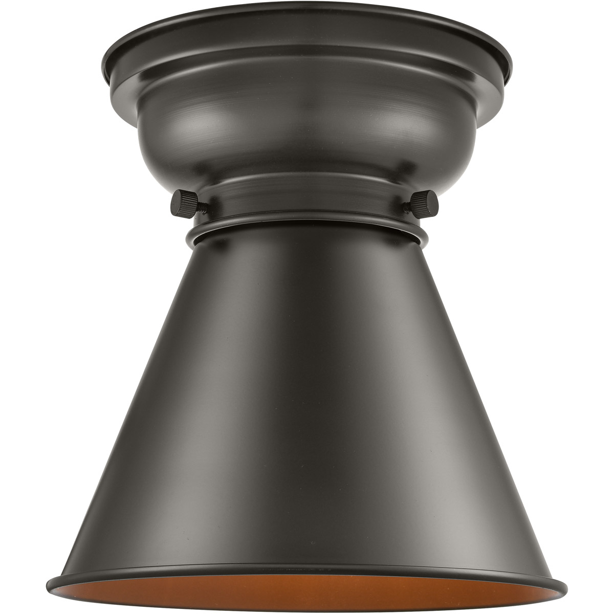Aditi Appalachian 1 Light 8 inch Oil Rubbed Bronze Flush Mount Ceiling Light, Aditi