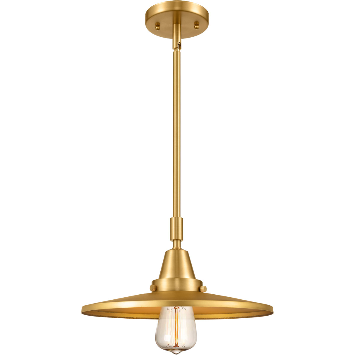 Franklin Restoration Appalachian 1 Light 12 inch Brushed Satin Nickel Mini Pendant Ceiling Light