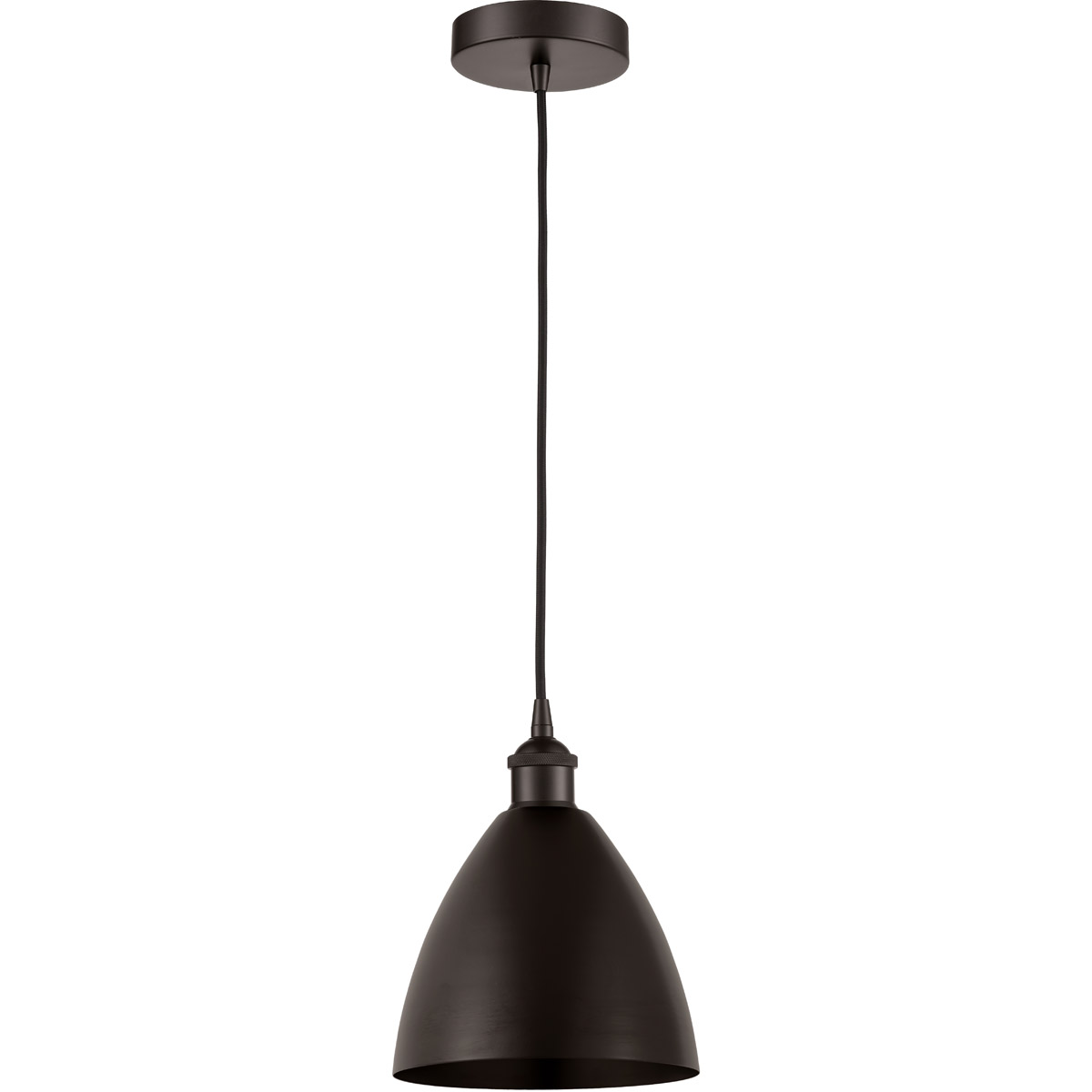 Edison Dome LED 8 inch Oil Rubbed Bronze Mini Pendant Ceiling Light