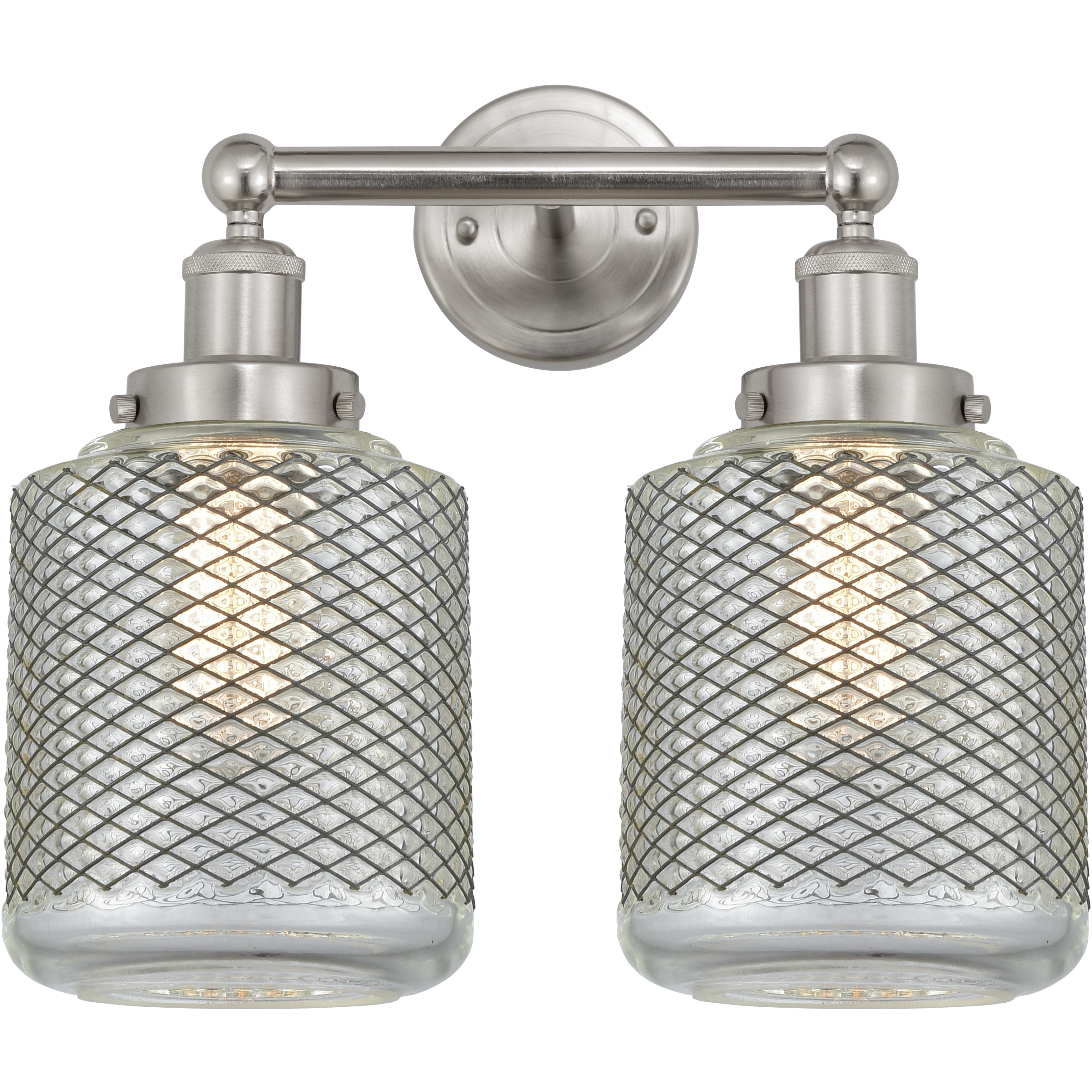 Stanton 2 Light 15 inch Brushed Satin Nickel Bath Vanity Light Wall Light