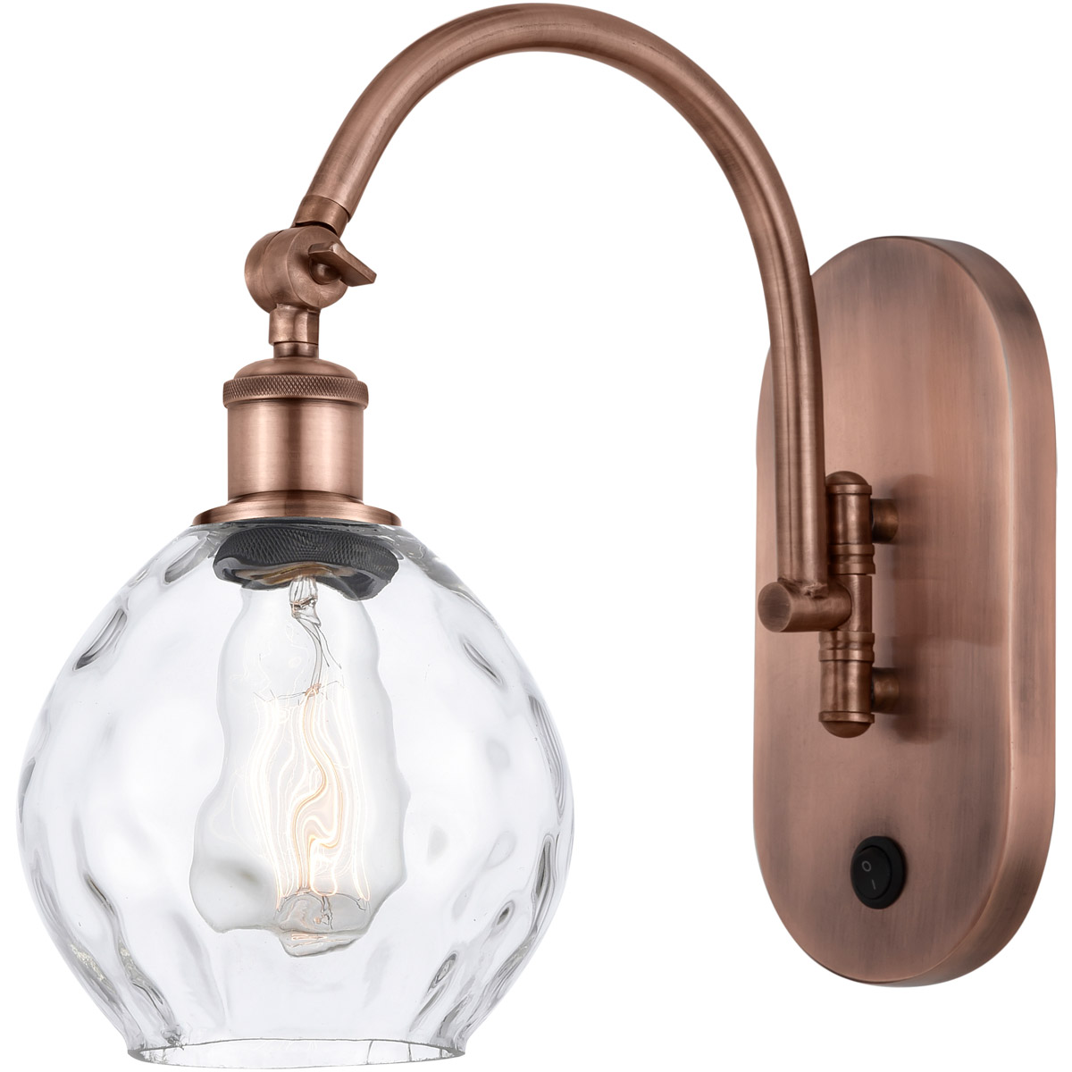 Ballston Waverly LED 6 inch Antique Copper Sconce Wall Light