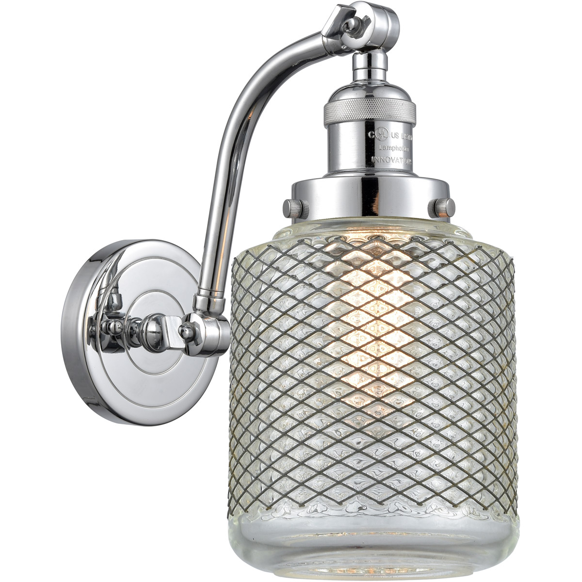Franklin Restoration Stanton 1 Light 6 inch Polished Chrome Sconce Wall Light, Franklin Restoration